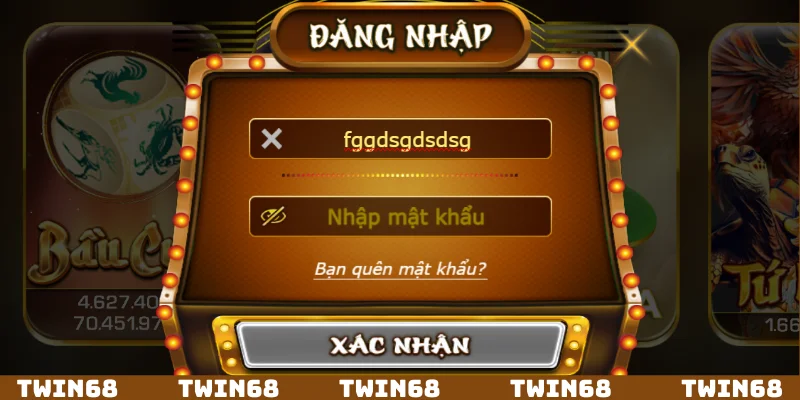 Nhanh chóng điền đầy đủ thông tin vào biểu mẫu đăng nhập