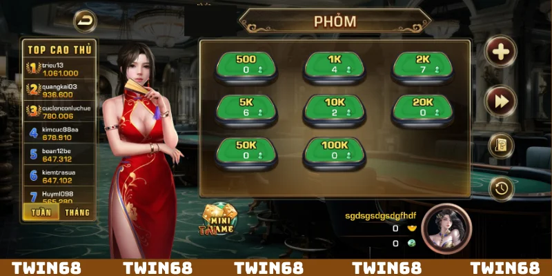 Tổng hợp đa dạng các trò chơi ngay trên giao diện